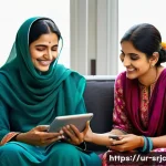 Home 14 서비스화 사례 헬스케어 산업 - **Telemedicine: Connecting Generations and Distances**
A vibrant and intimate scene depicting a ...